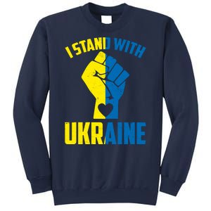 I Stand With Ukriane Protest Fist Support Ukaine Sweatshirt