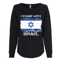 I Stand With Israel Support Israel Love Israeli Brotherhood Womens California Wash Sweatshirt