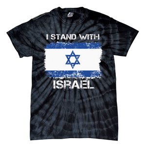 I Stand With Israel Support Israel Love Israeli Brotherhood Tie-Dye T-Shirt