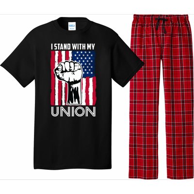 I Stand With My Union UAW On Strike Red United Auto Workers Pajama Set