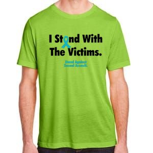 I Stand With The Victims Sexual Assault Awareness Gift Adult ChromaSoft Performance T-Shirt