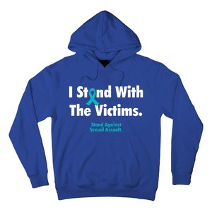 I Stand With The Victims Sexual Assault Awareness Gift Hoodie