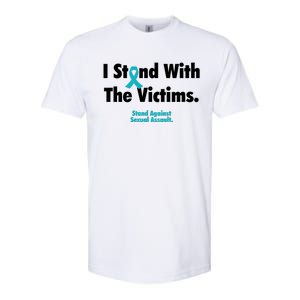 I Stand With The Victims Sexual Assault Awareness Gift Softstyle CVC T-Shirt