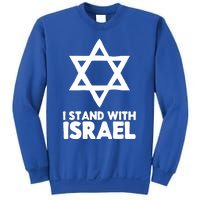 I Stand With Israel Jewish Non Distressed Vintage Gift Idea Sweatshirt