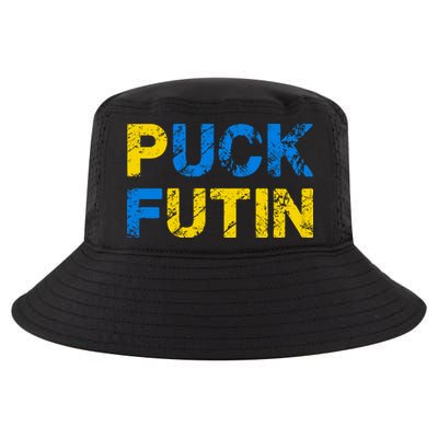 I Stand With Ukraine Puck Futin Support Cool Comfort Performance Bucket Hat