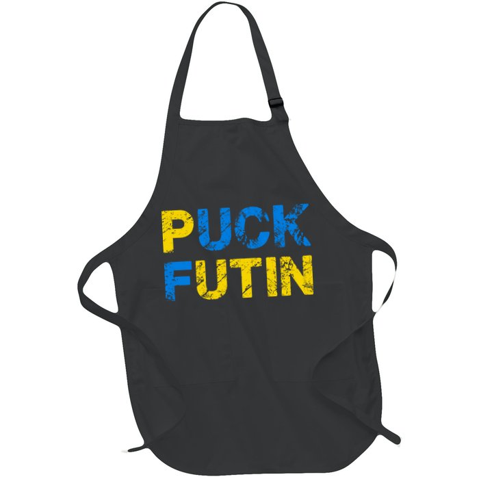 I Stand With Ukraine Puck Futin Support Apron