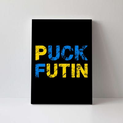 I Stand With Ukraine Puck Futin Support Canvas