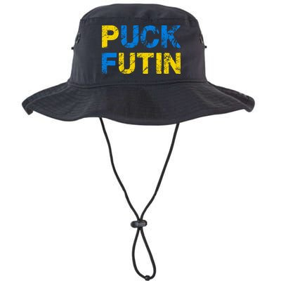 I Stand With Ukraine Puck Futin Support Bucket Hat