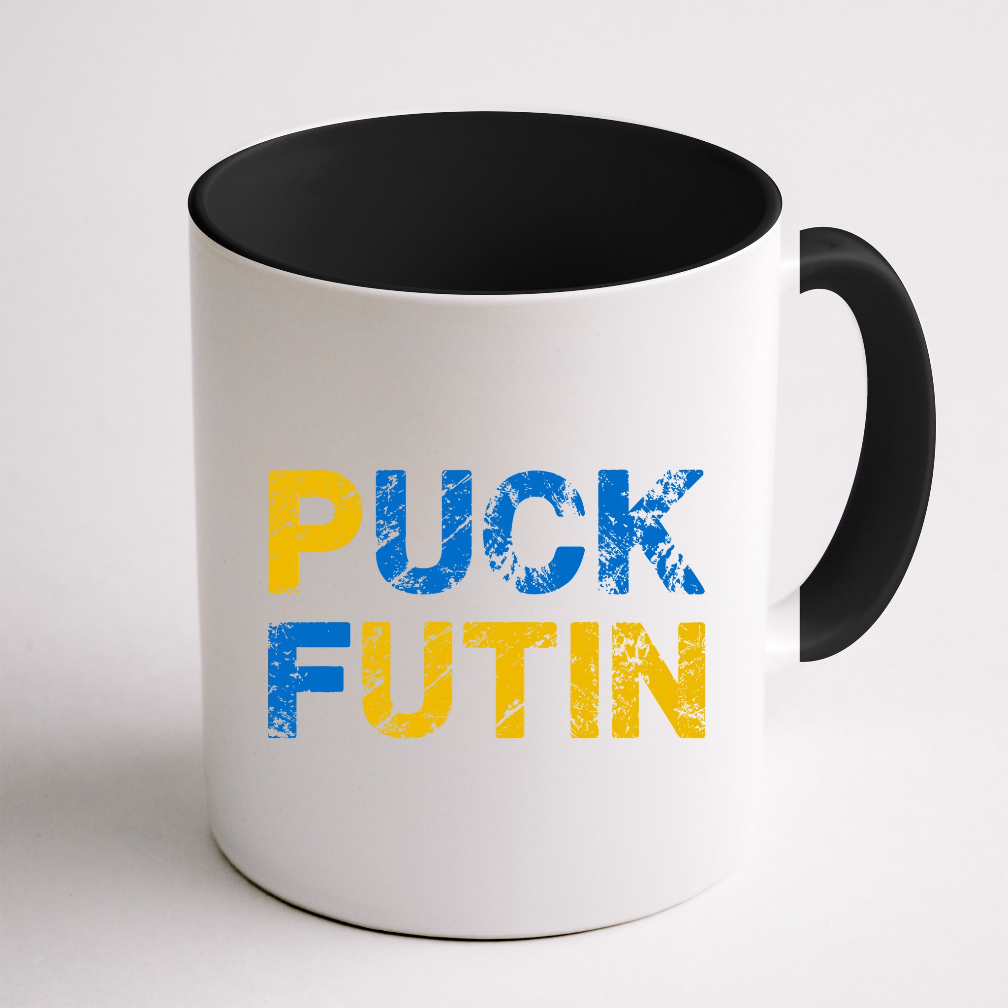 I Stand With Ukraine Puck Futin Support Mug