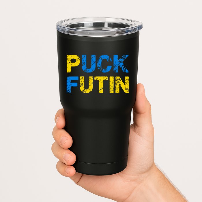 I Stand With Ukraine Puck Futin Support Tumbler