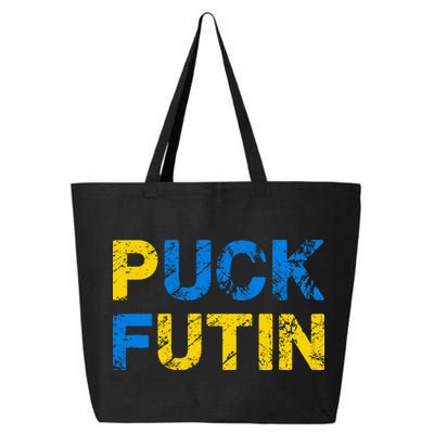 I Stand With Ukraine Puck Futin Support 25L Jumbo Tote