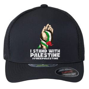 I Stand With Palestine For Their Freedom Free Palestine Flexfit Unipanel Trucker Cap