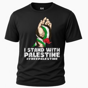 I Stand With Palestine For Their Freedom Free Palestine Cooling Performance Crew T-Shirt