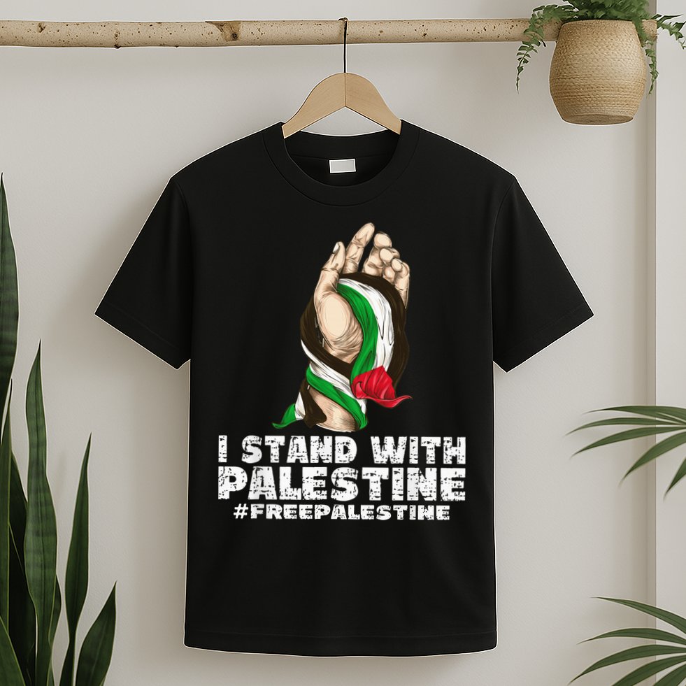I Stand With Palestine For Their Freedom Free Palestine T-Shirt