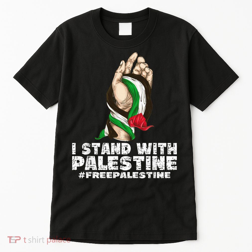 I Stand With Palestine For Their Freedom Free Palestine Tall T-Shirt