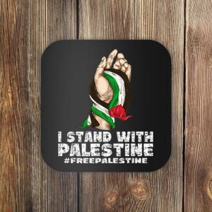 I Stand With Palestine For Their Freedom Free Palestine Coaster