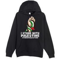 I Stand With Palestine For Their Freedom Free Palestine Premium Pullover Hoodie