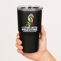 I Stand With Palestine For Their Freedom Free Palestine Tumbler