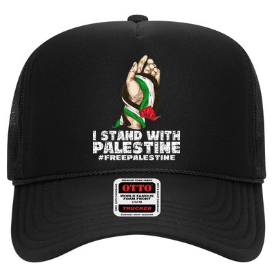I Stand With Palestine For Their Freedom Free Palestine Trucker Hat