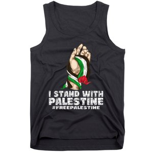 I Stand With Palestine For Their Freedom Free Palestine Tank Top