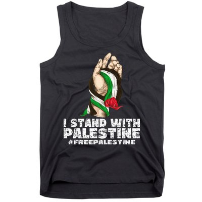I Stand With Palestine For Their Freedom Free Palestine Tank Top