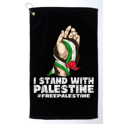 I Stand With Palestine For Their Freedom Free Palestine Golf Towel