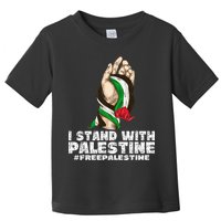 I Stand With Palestine For Their Freedom Free Palestine Toddler T-Shirt