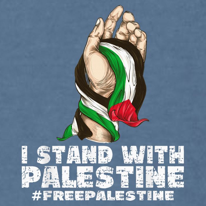 I Stand With Palestine For Their Freedom Free Palestine Garment-Dyed Sweatshirt
