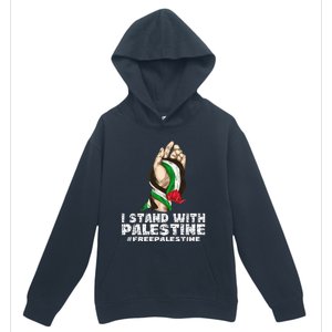 I Stand With Palestine For Their Freedom Free Palestine Urban Pullover Hoodie