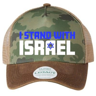 I Stand With Israel Support Israel Legacy Tie Dye Trucker Hat