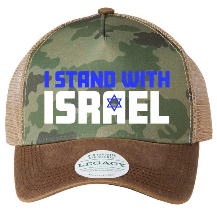 I Stand With Israel Support Israel Legacy Tie Dye Trucker Hat