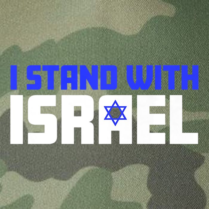 I Stand With Israel Support Israel Legacy Tie Dye Trucker Hat