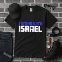 I Stand With Israel Support Israel Tall T-Shirt
