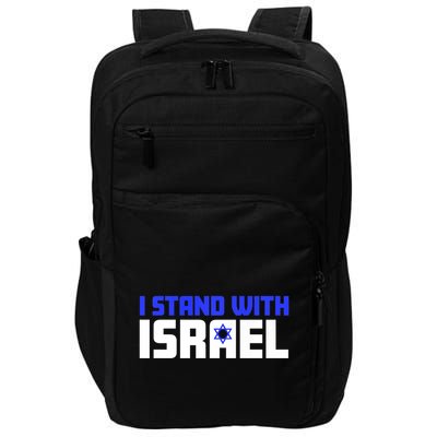 I Stand With Israel Support Israel Impact Tech Backpack