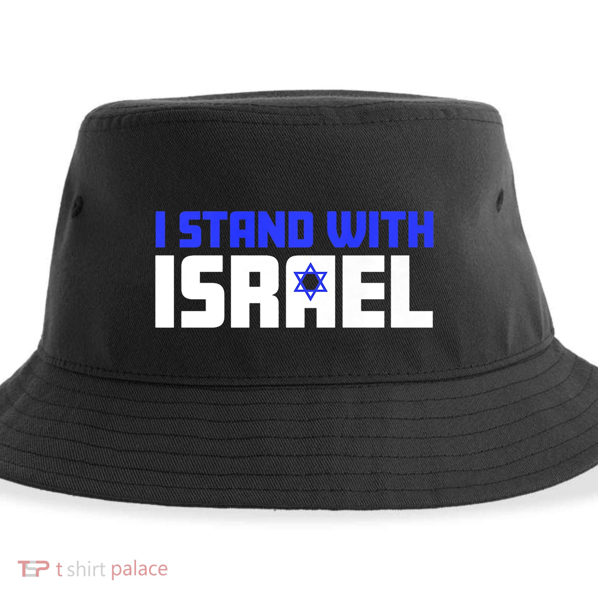 I Stand With Israel Support Israel Sustainable Bucket Hat