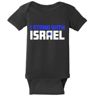I Stand With Israel Support Israel Baby Bodysuit