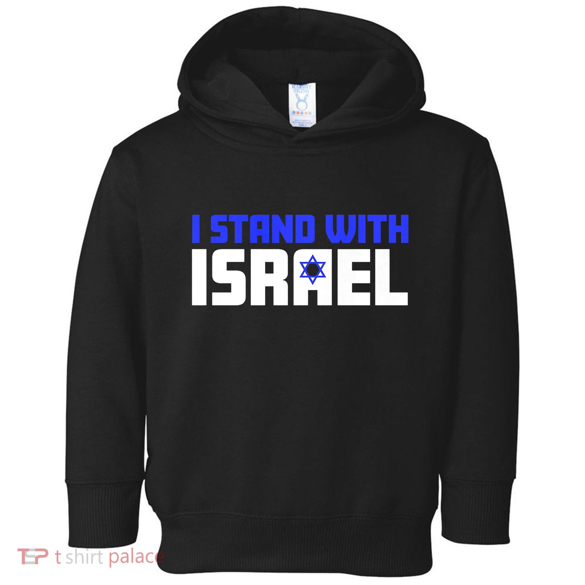 I Stand With Israel Support Israel Toddler Hoodie