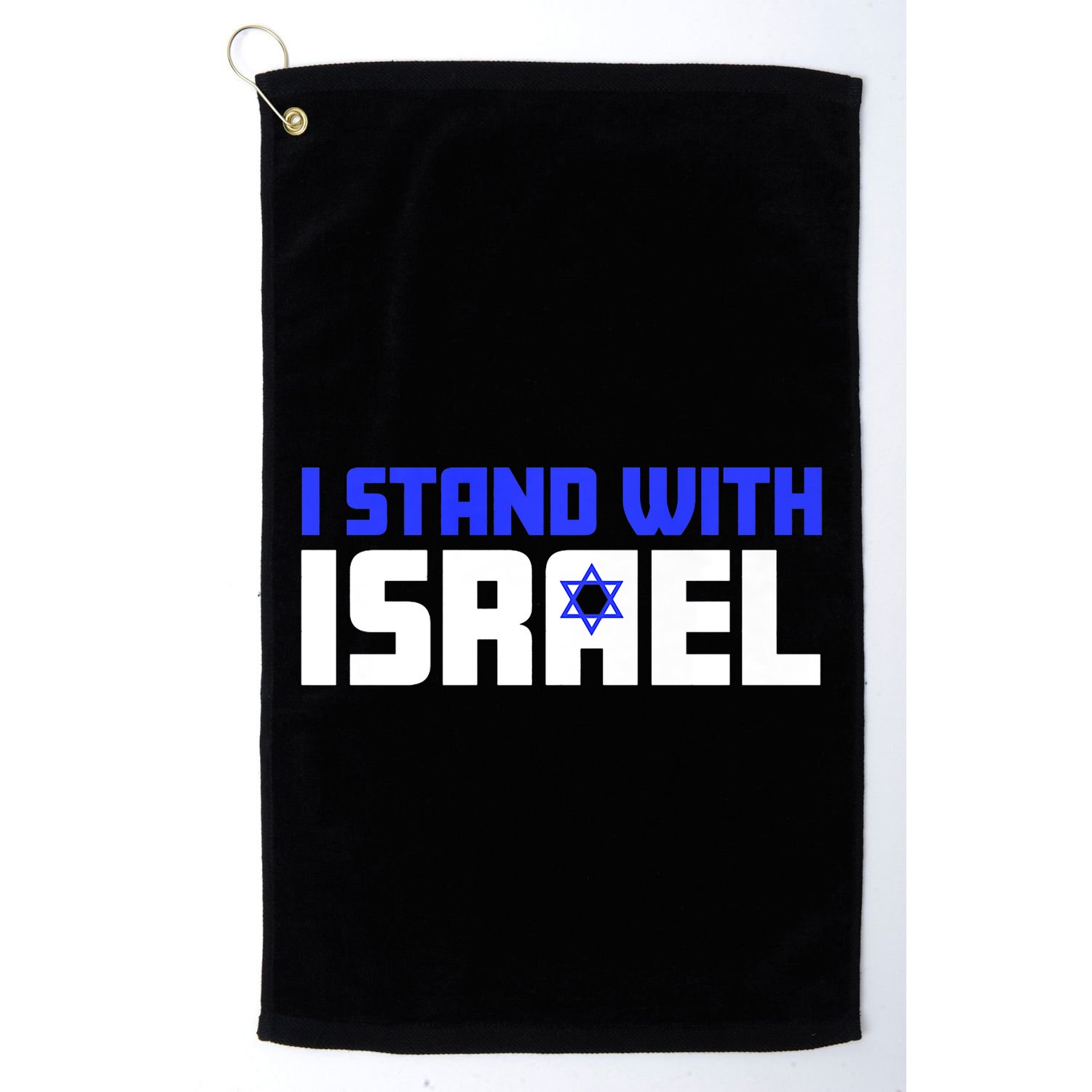 I Stand With Israel Support Israel Golf Towel