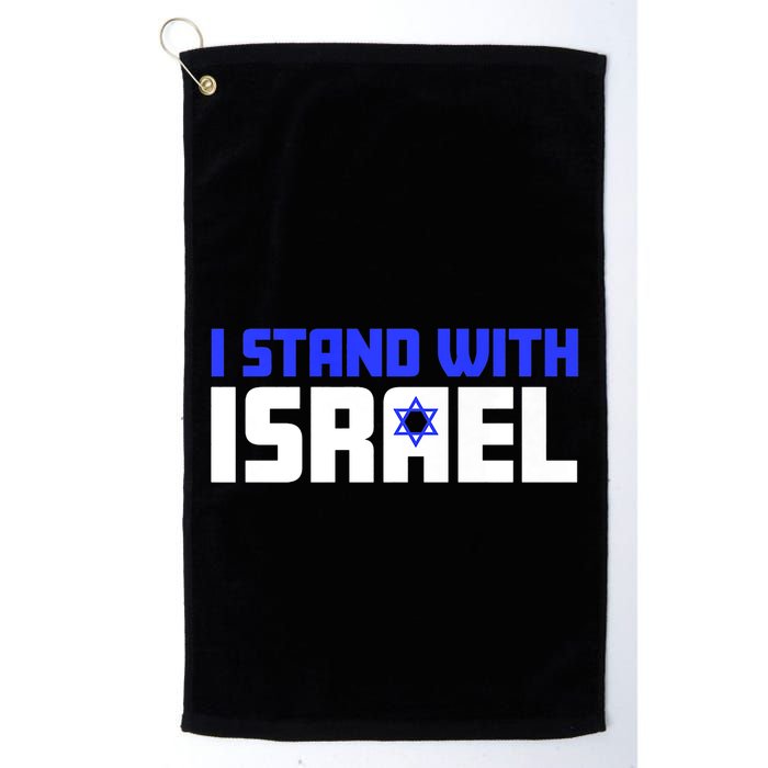I Stand With Israel Support Israel Golf Towel