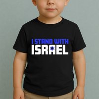 I Stand With Israel Support Israel Toddler T-Shirt