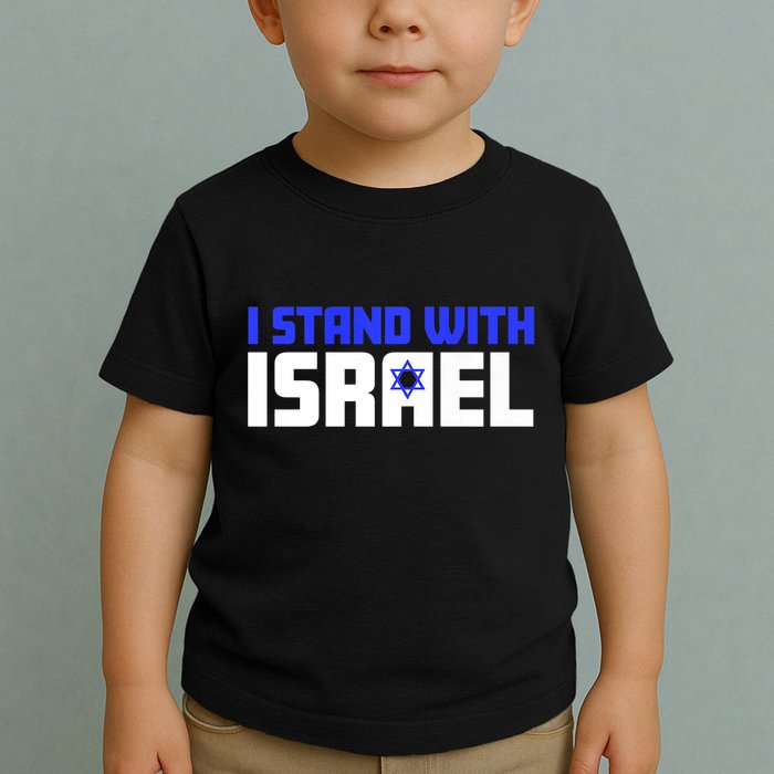 I Stand With Israel Support Israel Toddler T-Shirt