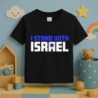 I Stand With Israel Support Israel Toddler T-Shirt