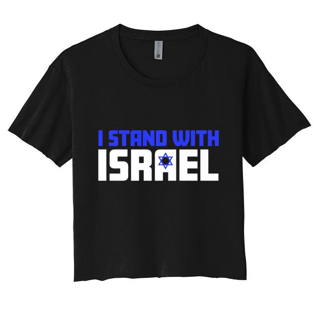 I Stand With Israel Support Israel Crop Top