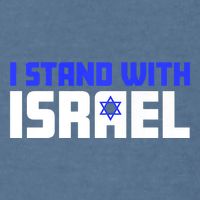 I Stand With Israel Support Israel Garment-Dyed Sweatshirt