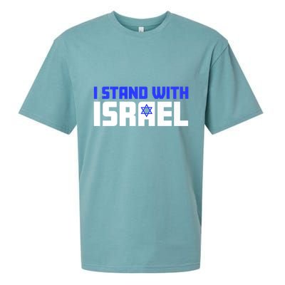 I Stand With Israel Support Israel Sueded Cloud Jersey T-Shirt