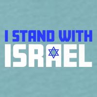 I Stand With Israel Support Israel Sueded Cloud Jersey T-Shirt