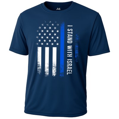 I Stand With Israel American Flag Jewish Freedom Solidarity Performance Shirt