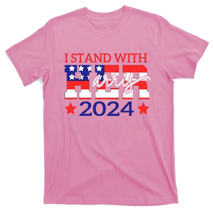 I Stand With Her Kamala Harris 2024 Political T-Shirt