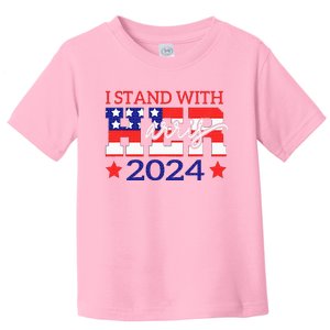 I Stand With Her Kamala Harris 2024 Political Toddler T-Shirt