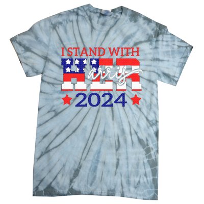 I Stand With Her Kamala Harris 2024 Political Tie-Dye T-Shirt